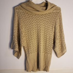 Say What Sweater Beige Junior Sz S